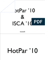 Hotpar '10 & Isca '10: Mootoh