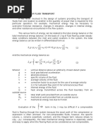 Z G+P V V U Q+W Z G+ P V V U: Basic Concepts of Fluid Transport