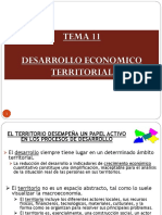 Xi. Desarrollo Economico Territorial