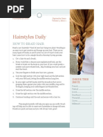 Mastering Hair Plaiting Techniques | PDF | Braid | Hairstyle