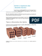 Como Representar A Espessura Das Paredes em Desenho Técnico PDF