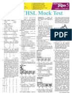 SSC CHSL Mock Test by Nipuna Part-1