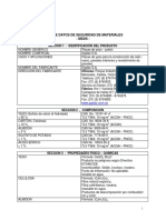 MSDS Placas Gyplac