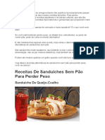 Quer Perder Peso Sem Passar Fome Veja Essas Receitas Incríveis de Sanduíches Sem Pão Que Vão Te Ajudar!