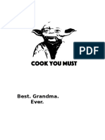Cook You Must