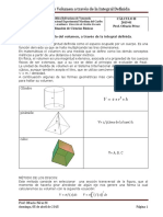 Guía 10-Cálculo de Volumen