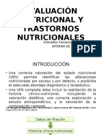 Evaluacion Nutricional y Trastornos Nutricionales