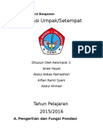 Pondasi Umpak Atau Setempat