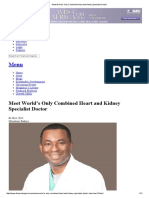 Meet World's Only Combined Heart and Kidney Specialist Doctor PDF