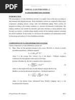 Module - 8 Lecture Notes - 2 Water Distribution Systems