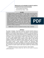 Propiedades psicométricas autoinforme asertividad