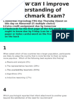 Improve Understanding of Benchmark Exams