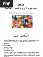 Definisi Dan Penggolongan Obat PDF