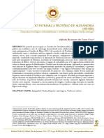 A.CRUZ. A Tragédia Do Patriarca Protério de Alexandria (451-458) : Disputas Teológico-Eclesiásticas e Violência No Egito Tardo-Antigo