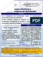 Ensayos a Transformadores de Distribución - Marzo 14 - Xavier Garrido