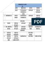 Horario de Clases 8