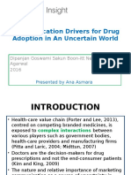 Communication Drivers For Drug Adoption