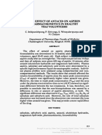 Drug Metabolism and Drug Interactions Volume 10 Issue 3 1992 [Doi 10.1515%2Fdmdi.1992.10.3.213] Itthipanichpong, C.; Sirivongs, P.; Wittayalertpunya, S.; Chaiyo -- The Effect of Antacid on Aspirin Pha