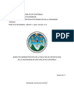 Aspectos Administrativos FOUSAC - Grupo 2 PDF
