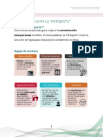 Reglas Básicas de La Netiqueta PDF