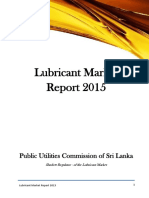 Lubricant Market Report 2015 Sri Lanka