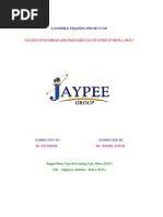 Download jaypee soybean staus report by NIKHIL SINGH SN33750078 doc pdf