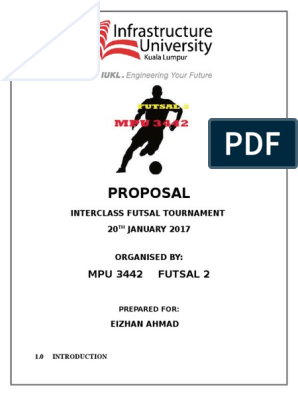 Proposal Futsal Cup Pigura