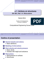 Eurocode 1: Actions On Structures: EN 1991, Part 1-4: Wind Actions