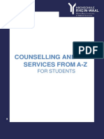 Counselling and Services A-Z For Students