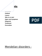 Mendelian Disorder