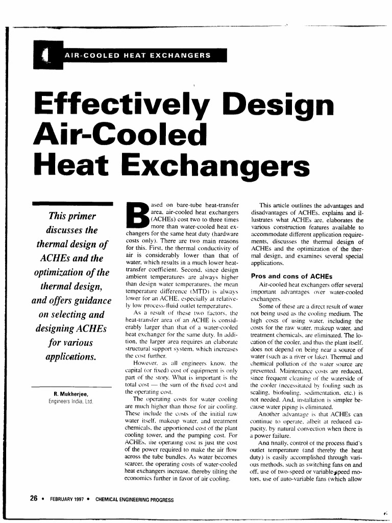 Air Cooler Design Sheiko PDF