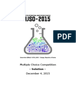 MultipleChoice Solution Final 2015