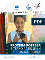 UNHCR_Procena Potreba Interno Raseljenih Roma u Srbiji