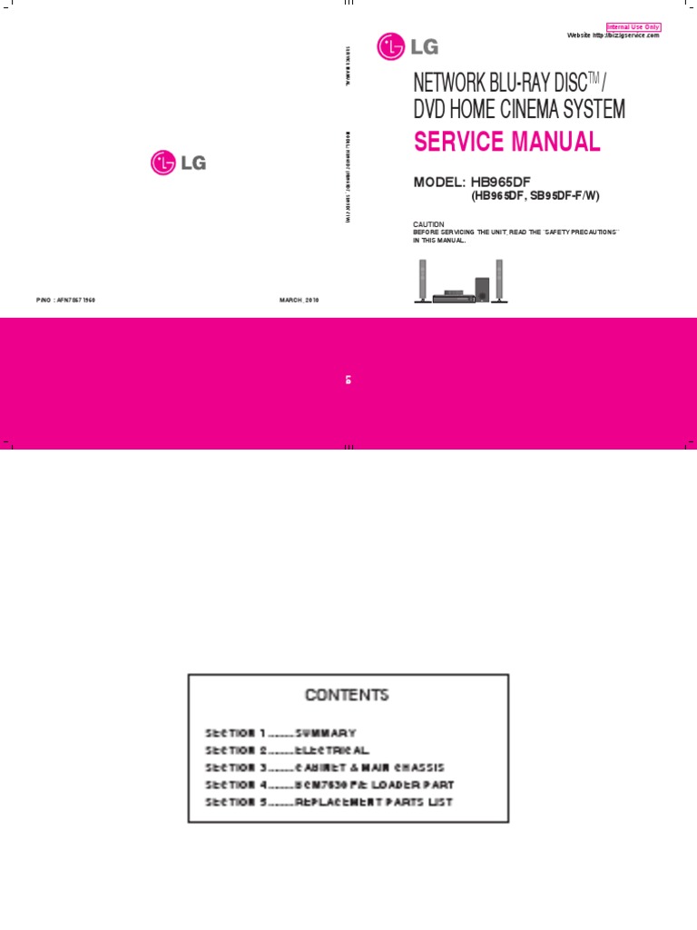 ... Array - lg hb965txw home theater system service manual ebook rh lg  hb965txw home theater system