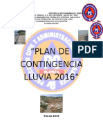 Plan de Contengencia Lluvia 2016