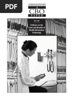 Download Congressional Budget Office Estimate on the Cost of Digital Medical Records from 2008 by huffpostfund SN33753166 doc pdf