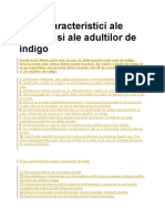 25 de Caracteristici Ale Copiilor Si Ale Adultilor de Indigo