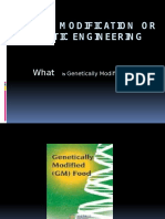 Genetic Modification or Genetic Engineering