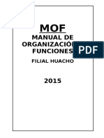 Mof - Filial Huacho Uap