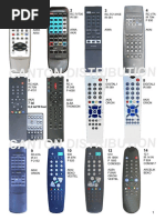 Huayu Universal Remote Code List | PDF | Microsoft Excel