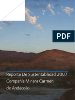 Site Report Carmen de Andacollo Spanish