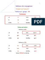 Les Tableaux de Conjugaison