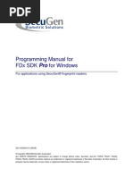 FDXSDK Pro Programming Manual Windows SG1 0030A 013