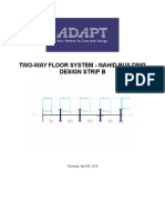 Two-Way Floor System Design for Nahid Building