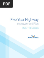 5-Year Highway Improvement Plan 2017-18
