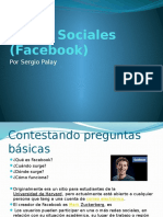 Redes Sociales Facebook