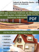 Análise Das Normas Relativas Ao Desempenho Das Edificações Residenciais Nbr 15575 - Sistemas Hidrossanitários