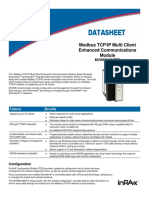 Datasheet: Modbus TCP/IP Multi Client Enhanced Communications