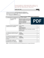 Fichas Informe - Docentes Tutores