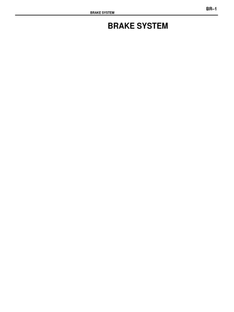 AE92 Toyota Corolla Brake System PDF Brake Vehicles